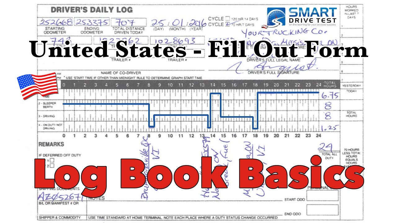Drivers Daily Log Book Examples