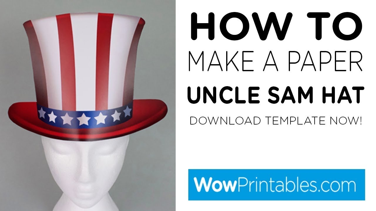 Uncle Sam Hat Printable Template