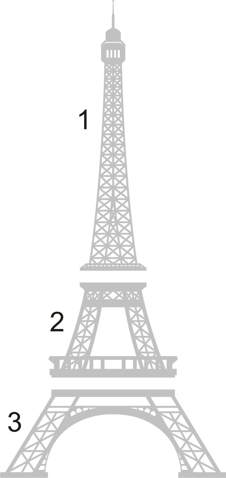 Eiffel Tower Template Printable