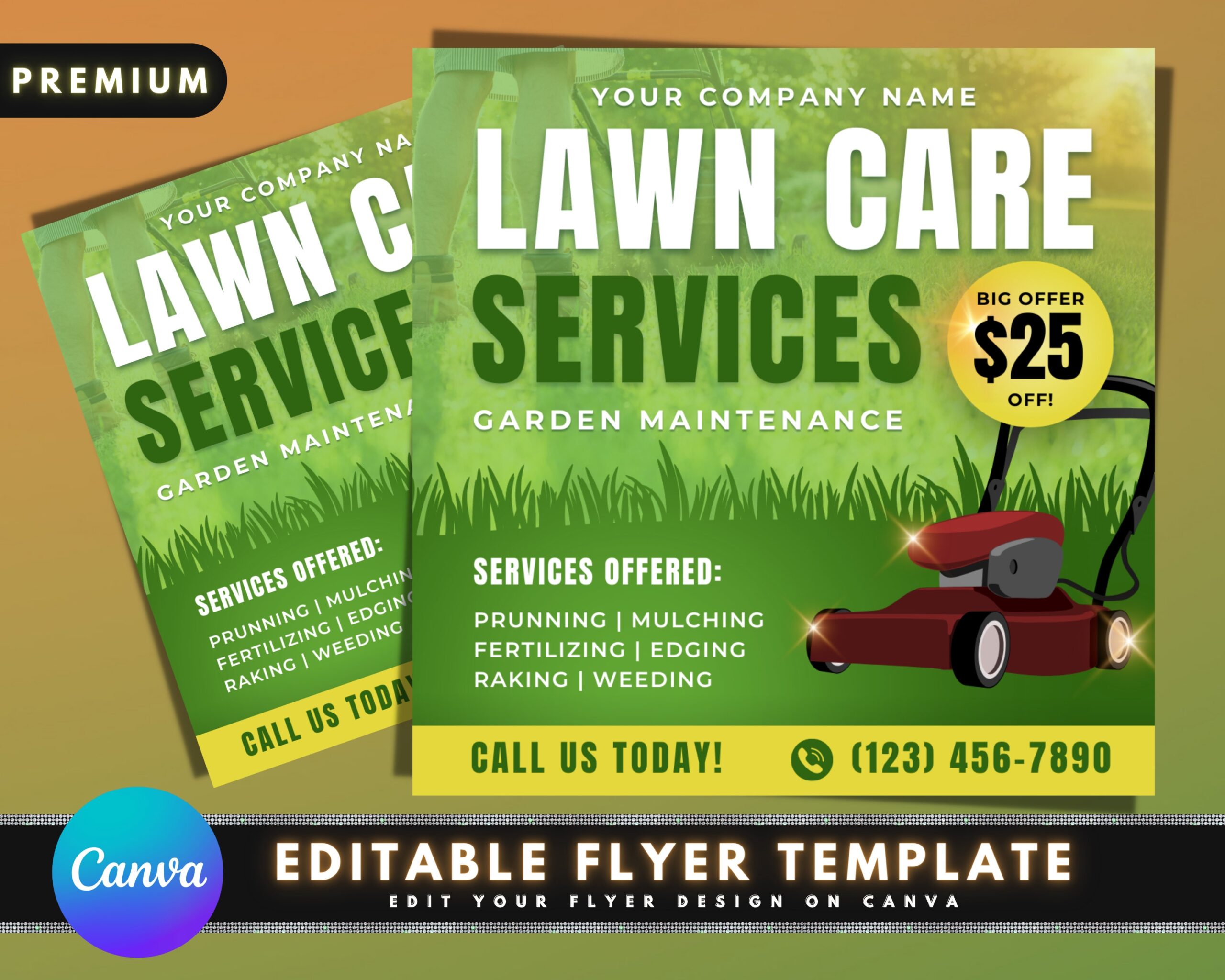 Flyer For Lawn Care Service