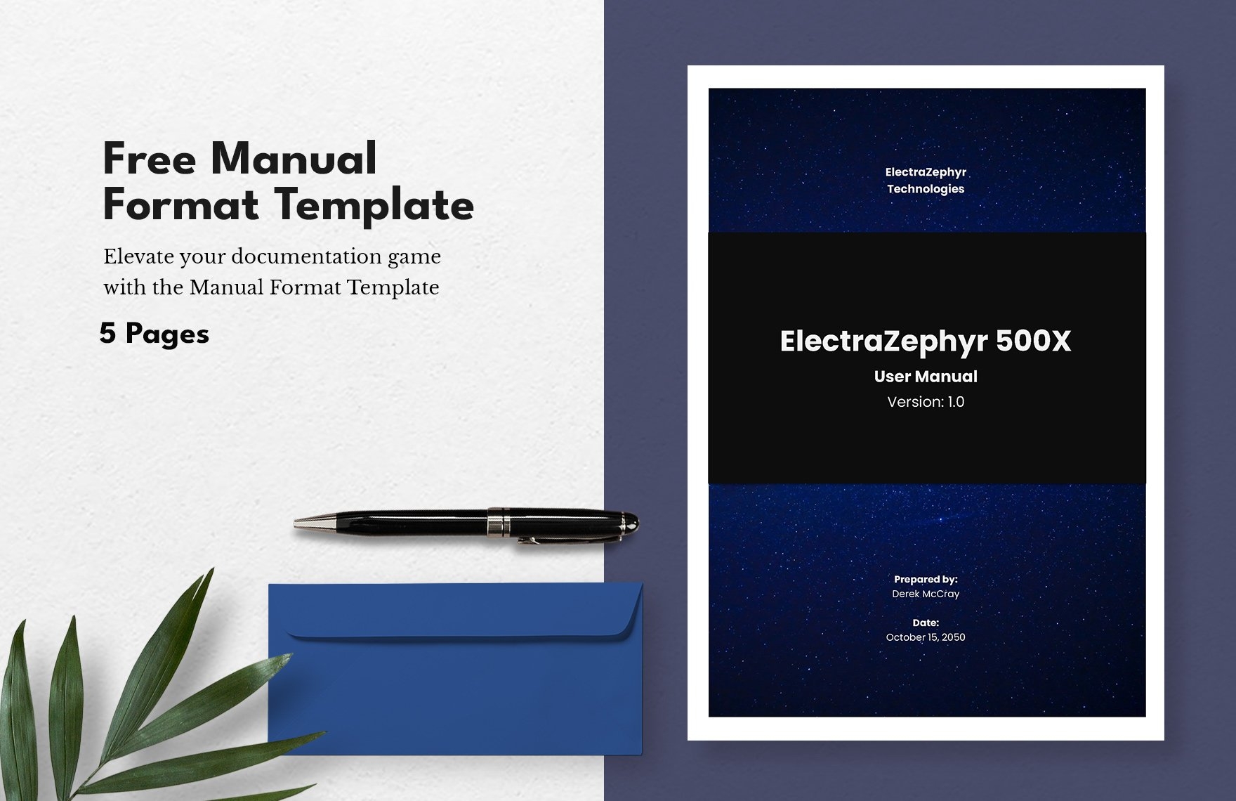 Manual Template In Word FREE Download Template