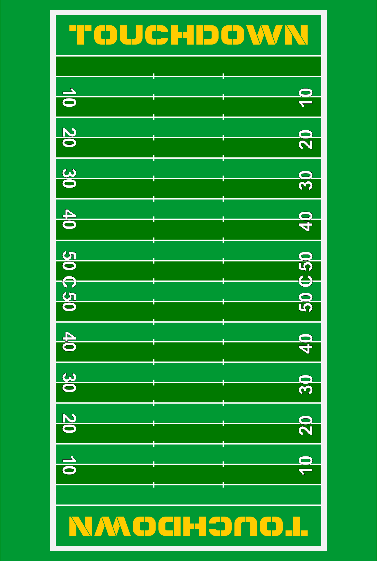 Printable Football Field Diagram Football Field Football Printables Football Template