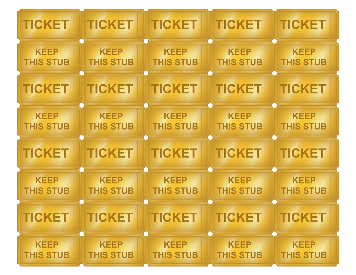 Raffle Ticket Templates Tim s Printables