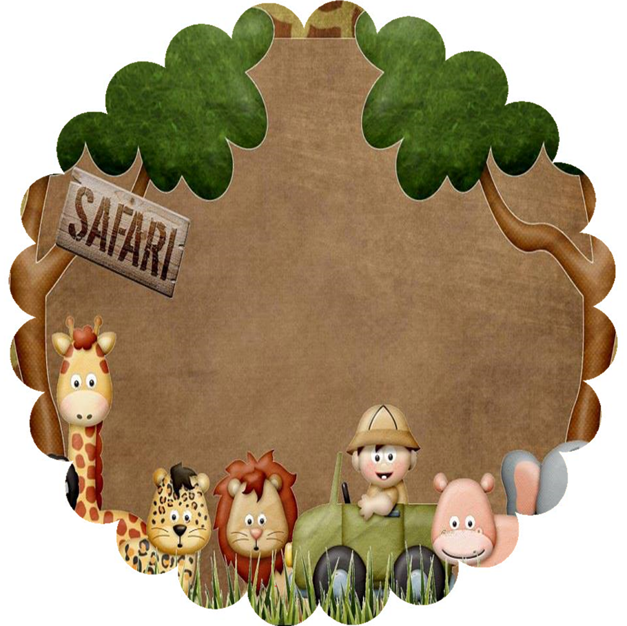 Safari Free Printable Toppers Or Labels Oh My Fiesta In English