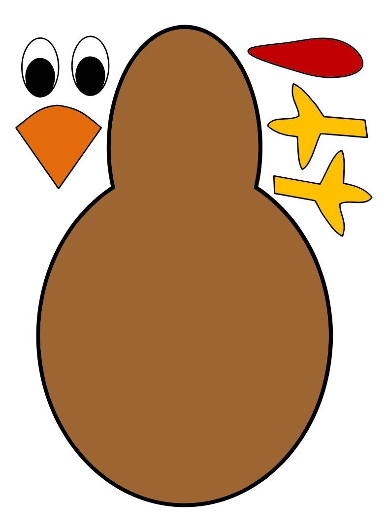 Thanksgiving Turkey Cut Out Printables Thanksgiving Turkey Craft Thanksgiving Art Projects Thanksgiving Crafts For Kids
