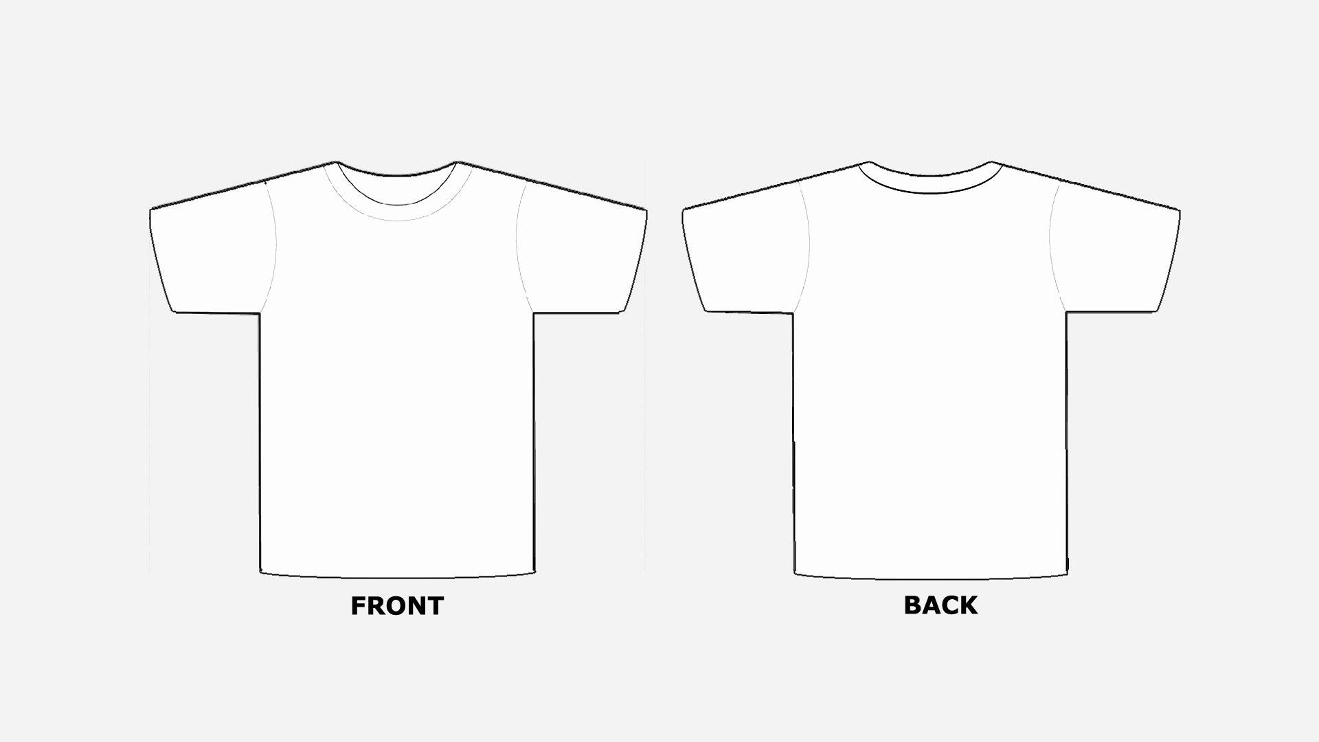 T Shirt Printable Template